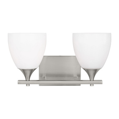 Bathroom Fixtures Two Lights by Visual Comfort Studio ( 454 | DJV1022BS Toffino ) 