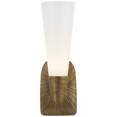 Sconces Single Glass by Visual Comfort Signature ( 268 | KW 2043G-WG Utopia ) 