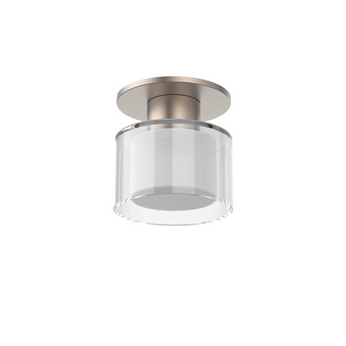 Semi-Flush Mts. Glass Down by W.A.C. Lighting ( 34 | FM-250905-CS-BN Twist-N-Lite ) 