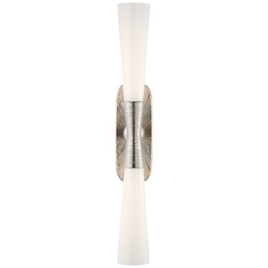 Bathroom Fixtures Two Lights by Visual Comfort Signature ( 268 | KW 2045PN-WG Utopia ) 
