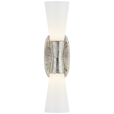 Sconces Double Glass by Visual Comfort Signature ( 268 | KW 2047PN-WG Utopia ) 