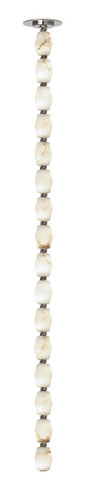 Pendants Glass Down by Visual Comfort Modern ( 182 | SLPD55227ALBNR Collier ) 