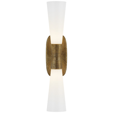 Sconces Double Glass by Visual Comfort Signature ( 268 | KW 2048G-WG Utopia ) 