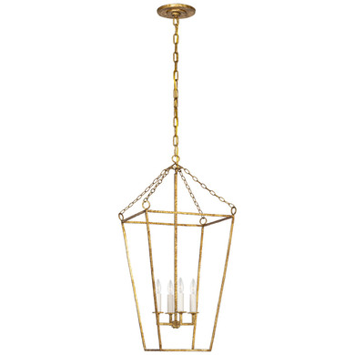 Foyer/Hall Lanterns Open Frame by Visual Comfort Signature ( 268 | MF 5102GI Malloy ) 