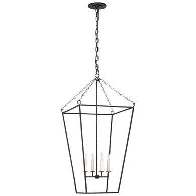 Foyer/Hall Lanterns Open Frame by Visual Comfort Signature ( 268 | MF 5103AI Malloy ) 