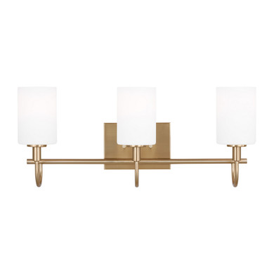 Bathroom Fixtures Three Lights by Visual Comfort Studio ( 454 | 4457103EN3-848 Oak Moore ) 