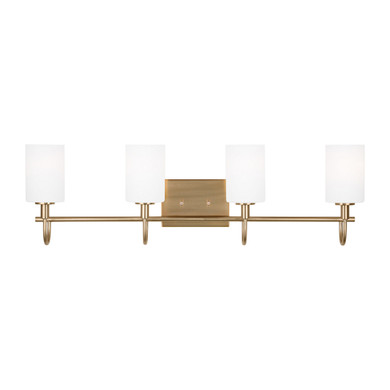 Bathroom Fixtures Four Lights by Visual Comfort Studio ( 454 | 4457104EN3-848 Oak Moore ) 
