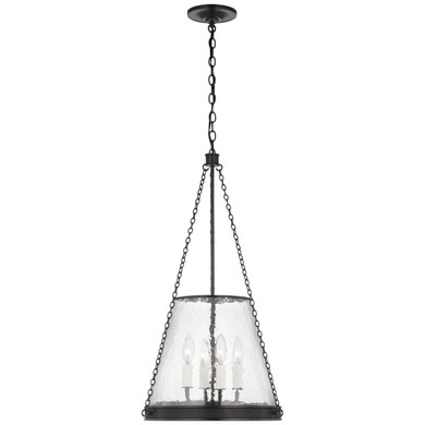 Foyer/Hall Lanterns Glass w/Frame by Visual Comfort Signature ( 268 | MF 5181BZ-CG Reese ) 
