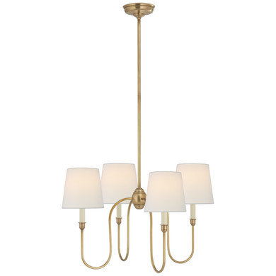 Mid. Chandeliers Candle by Visual Comfort Signature ( 268 | TOB 5007HAB-L Vendome ) 