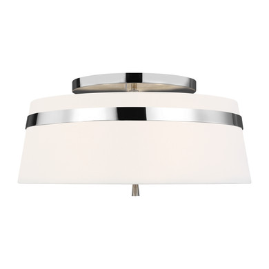 Semi-Flush Mts. Bowl Style by Visual Comfort Studio ( 454 | AF1153PN Cordtlandt ) 