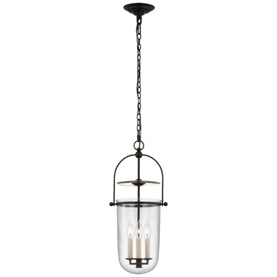 Foyer/Hall Lanterns Glass w/Frame by Visual Comfort Signature ( 268 | CHC 2298AI-CG Lorford ) 