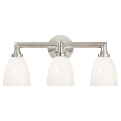 Bathroom Fixtures Three Lights by Visual Comfort Signature ( 268 | SL 2843PN-WG Wilton ) 