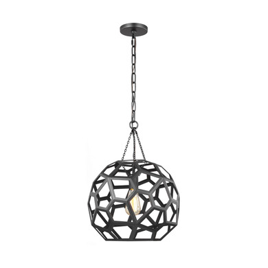 Pendants Sphere by Visual Comfort Studio ( 454 | AP1061MBK Feccetta ) 
