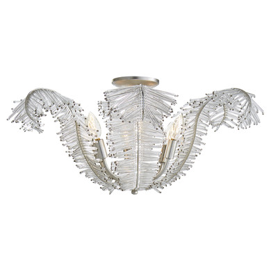Semi-Flush Mts. Bowl Style by Visual Comfort Signature ( 268 | NW 4051BSL-CG Calais ) 