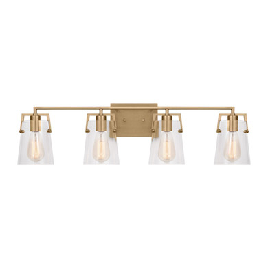 Bathroom Fixtures Four Lights by Visual Comfort Studio ( 454 | DJV1034SB Crofton ) 