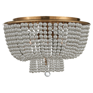 Flush Mounts Bowl Style by Visual Comfort Signature ( 268 | ARN 4102HAB-CG Jacqueline ) 