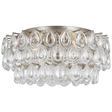 Flush Mounts Glass Down by Visual Comfort Signature ( 268 | ARN 4171BSL-CG Liscia ) 