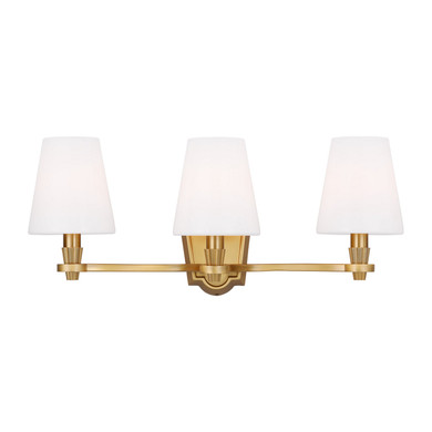 Bathroom Fixtures Three Lights by Visual Comfort Studio ( 454 | AV1003BBS Paisley ) 