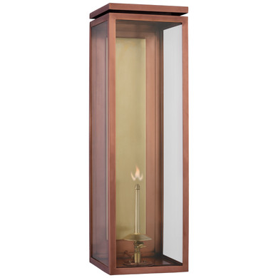 Exterior Wall Mt./Flush by Visual Comfort Signature ( 268 | CHO 2552SC-CG Fresno Gas ) 