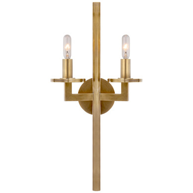Sconces Double Candle by Visual Comfort Signature ( 268 | KW 2201AB Liaison ) 