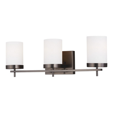 Bathroom Fixtures Three Lights by Visual Comfort Studio ( 454 | 4490303EN3-778 Zire ) 