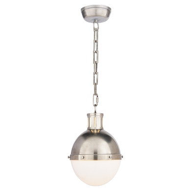 Mini Pendants Glass Down by Visual Comfort Signature ( 268 | TOB 5062AN-WG Hicks ) 