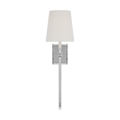 Sconces Single Candle by Visual Comfort Studio ( 454 | AW1211PN Baxley ) 