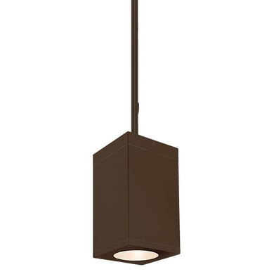 Exterior Hanging by W.A.C. Lighting ( 34 | DC-PD06-S827-BZ Cube Arch ) 