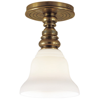 Flush Mounts Glass Down by Visual Comfort Signature ( 268 | SL 5001HAB/SLEG-WG Boston ) 