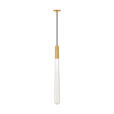 Mini Pendants Glass Down by Visual Comfort Modern ( 182 | 700TRSPAPYLC1PNB-LED930 Pylon ) 