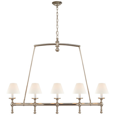 Linear/Island 4 Light + by Visual Comfort Signature ( 268 | SL 5811PN-L Classic ) 