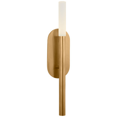 Sconces Single Glass by Visual Comfort Signature ( 268 | KW 2281AB-EC Rousseau ) 