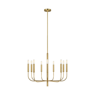 Mid. Chandeliers Candle by Visual Comfort Studio ( 454 | EC1009BBS Brianna ) 