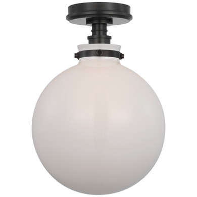Flush Mounts Glass Down by Visual Comfort Signature ( 268 | CHC 4526BZ-WG Parkington ) 