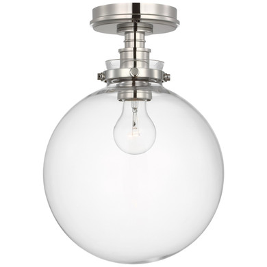 Flush Mounts Glass Down by Visual Comfort Signature ( 268 | CHC 4526PN-CG Parkington ) 