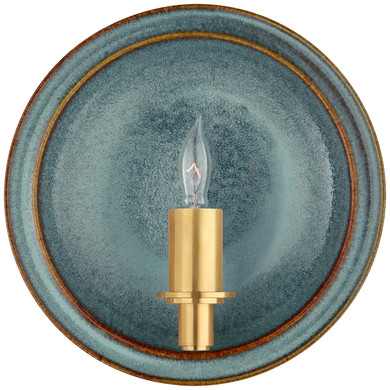Sconces Single Candle by Visual Comfort Signature ( 268 | CS 2605OSB Leeds ) 