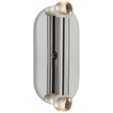 Sconces Linear/Tubular by Visual Comfort Signature ( 268 | KW 2282PN-CG Rousseau ) 