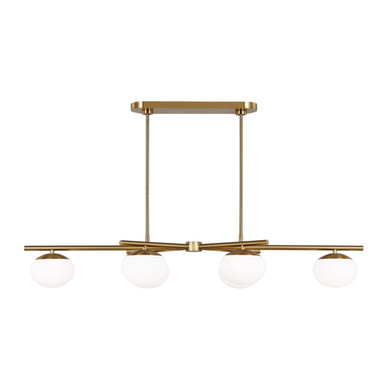 Linear/Island 4 Light + by Visual Comfort Studio ( 454 | EC1276BBS Lune ) 