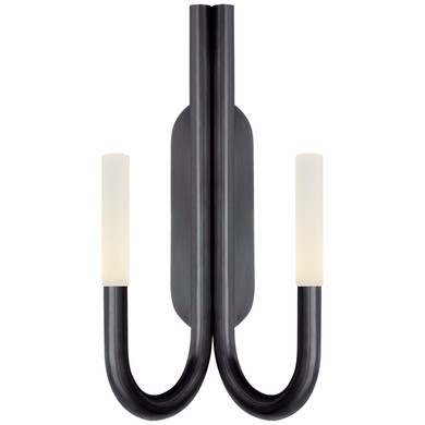 Sconces Double Glass by Visual Comfort Signature ( 268 | KW 2283BZ-EC Rousseau ) 