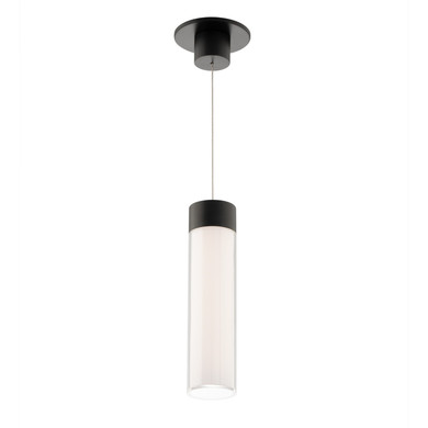 Mini Pendants Glass Down by W.A.C. Lighting ( 34 | PD-240212-CS-BK Twist-N-Lite ) 