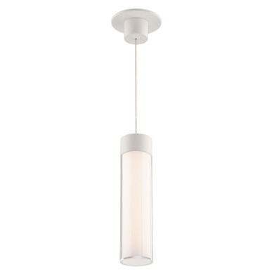 Mini Pendants Glass Down by W.A.C. Lighting ( 34 | PD-240212-CS-WT Twist-N-Lite ) 