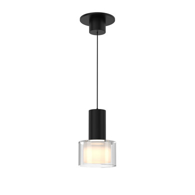 Mini Pendants Glass Down by W.A.C. Lighting ( 34 | PD-250905-CS-BK Twist-N-Lite ) 
