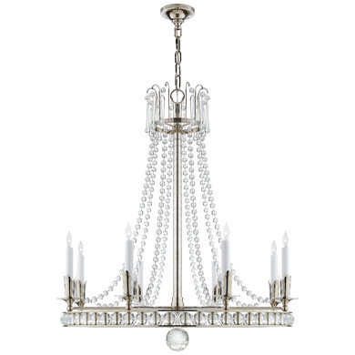 Mid. Chandeliers Candle by Visual Comfort Signature ( 268 | SN 5108PN Regency ) 