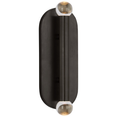 Sconces Linear/Tubular by Visual Comfort Signature ( 268 | KW 2287BZ-CG Rousseau ) 