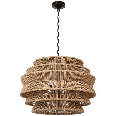 Pendants Empire/Basket by Visual Comfort Signature ( 268 | CHC 5016BZ/NAB Antigua ) 