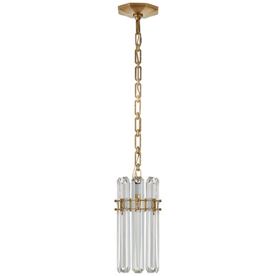 Mini Pendants Glass Down by Visual Comfort Signature ( 268 | ARN 5123HAB-CG Bonnington ) 