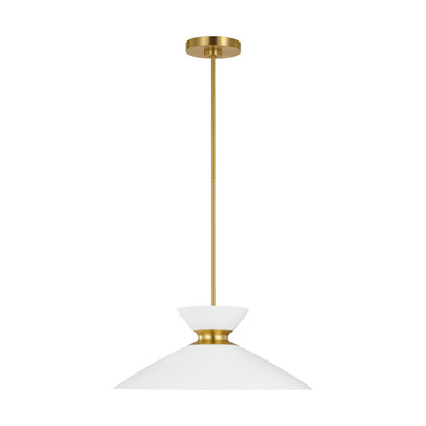 Pendants Metal Shade by Visual Comfort Studio ( 454 | EP1231MWTBBS Heath ) 