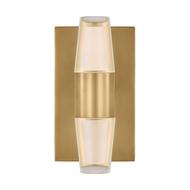 Sconces Double Glass by Visual Comfort Modern ( 182 | SLWS31327NB Lassell ) 