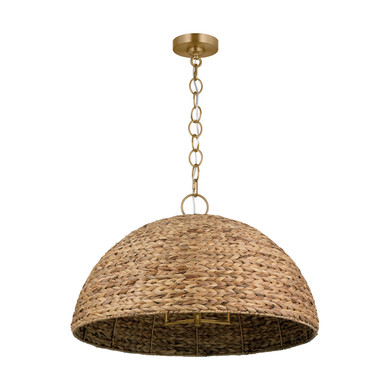 Pendants Glass Down by Visual Comfort Studio ( 454 | EP1383BBS Cay ) 