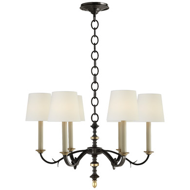 Mid. Chandeliers Candle by Visual Comfort Signature ( 268 | TOB 5119BR/HAB-L Channing ) 